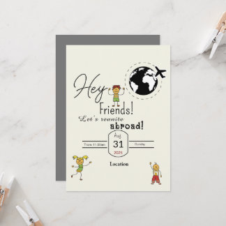 Convite Amigos reunidos