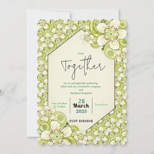 Convite Amizade do eterno com amor (Frente)