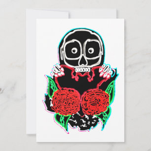 Convite Amo Você Até a Morte Neon