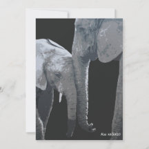 Amo Você Mais, Arte Original de Elefante