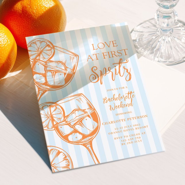 Convite Amor à Primeira Dose de Aperol na Despedida de Sol (Criador carregado)