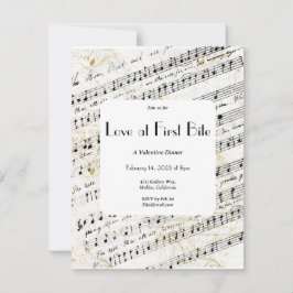 Convite Amor ao Primeiro Bite Valentiine