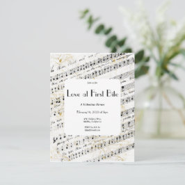 Convite Amor ao Primeiro Bite Valentiine