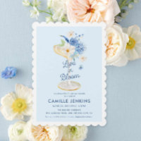 Amor Azul em Bloom Floral Bridal Invasão