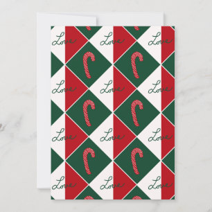 Convite Amor e Bengalas de Natal