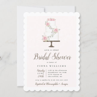 Convite Amor é Chá de panela de Bolo Doce