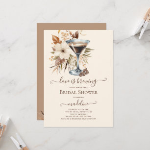 Convite Amor é Criar Chá de panela Espresso Martini