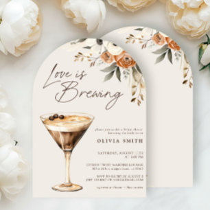 Convite Amor é Criar Chá de panela Espresso Martini