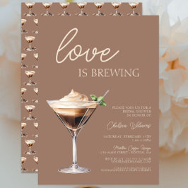 Convite Amor é Criar Chá de panela Espresso Martini