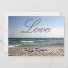 Convite amor e mar