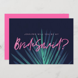 Convite Amor Elétrico Rosa Neon Você Será Minha Porta-Voz?