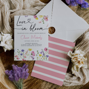 Convite Amor em Bloom Chá de panela Floral