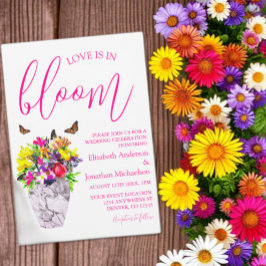 Convite Amor No Bloom Floral Wedding