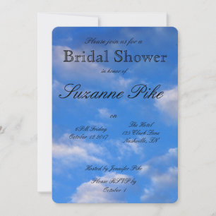 Convite Amor no Chá de panela Aéreo