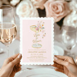 Convite Amor no Chá de panela de Champanhe Bloom<br><div class="desc">Vamos animado a amar 🥂 nossos convites de amor em sangue vai dar o tom para sua fabulosa celebração de chá de panela. Com florais maravilhosos e um fundo esmagador, estes convites são certamente um sucesso. Faça seu pop de festa com estes incríveis convites. Itens correspondentes na nossa loja, Design...</div>