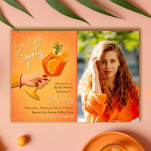 Convite Amor no First Spritz Chá de panela