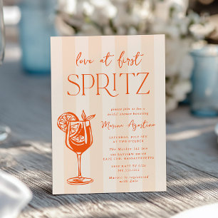Convite Amor no First Spritz Chá de panela