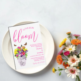 Convite Amor No Janto De Ensaio Floral Bloom