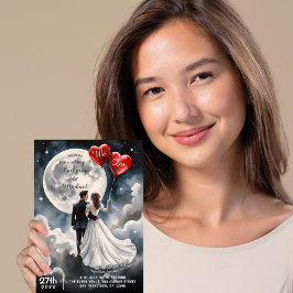 Convite Amor Romântico No Casamento De Contos De Noite Na 