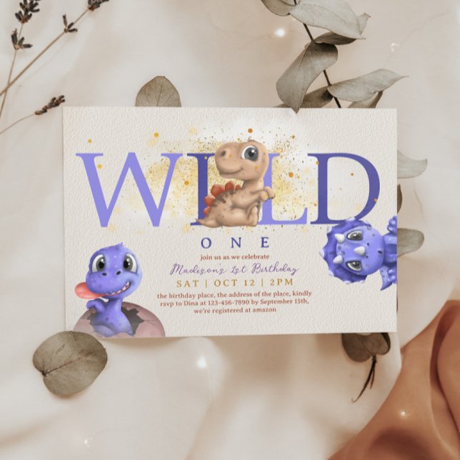 Convite Amor Simple Funny Baby Boy Primeiro Aniversário (Criador carregado)