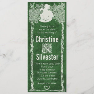 Convite Amor sob as estrelas, casamento