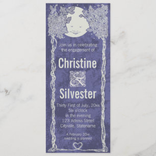 Convite Amor sob as estrelas, noivado