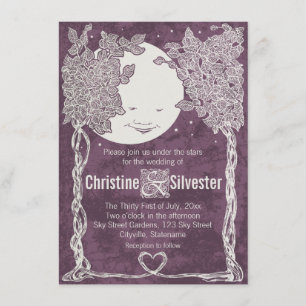 Convite Amor sob as estrelas, wedding