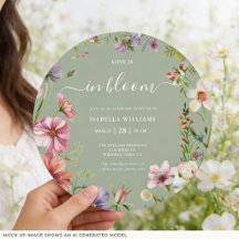 Amor Verde Salvia em Flor Bridal Shower