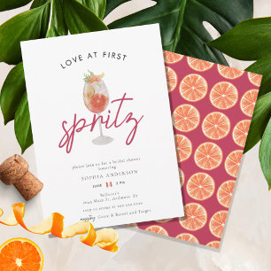 Convite Amor Whimsic no First Spritz Chá de panela