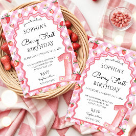 Convite Amoreira de Amorango Primeiro primeiro aniversario