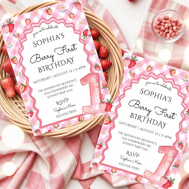 Convite Amoreira de Amorango Primeiro primeiro aniversario (Criador carregado)