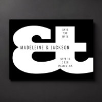 Ampersand Bold Typografia Black Salvar Data