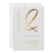 Ampola de ouro de cinza moderna e nomes foto casam