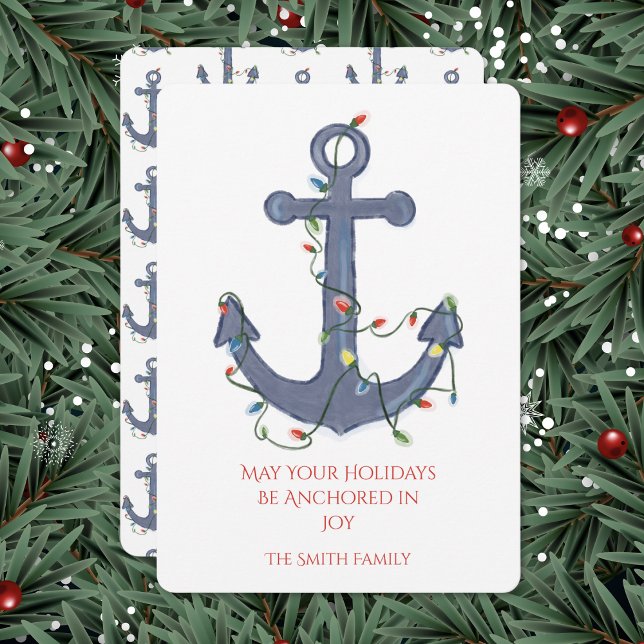 Convite Anchor Christmas Card (Criador carregado)