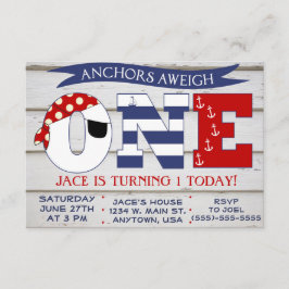 Convite Anchors APesprimeiro aniversario