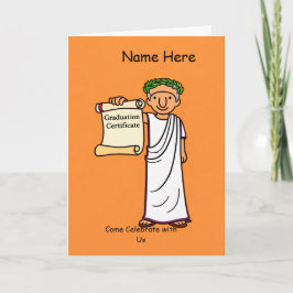 Convite Ancient Rome Graduation Invitation Classical Rome