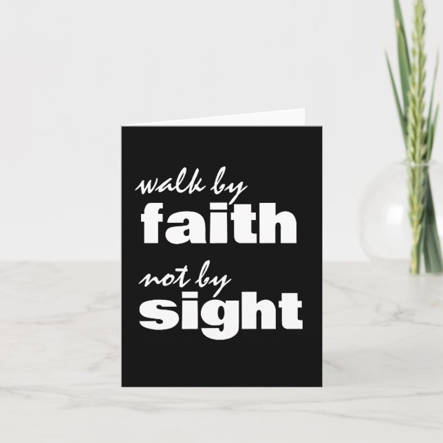 CONVITE ANDAR DE FÉ NÃO À VISTA (Frente)