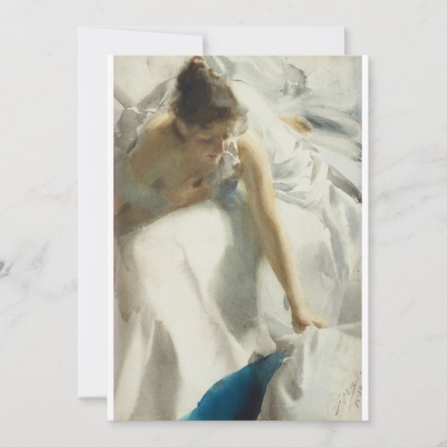 Convite Anders Zorn - Reveil (Frente)