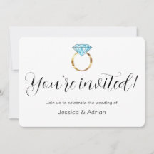 Anel de Diamante Azul Bebê Casamento 