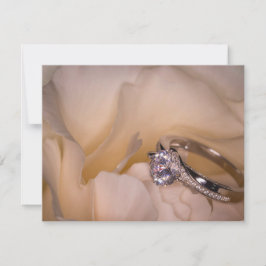 Convite Anel de Noivado 3292 no Cravo Branco