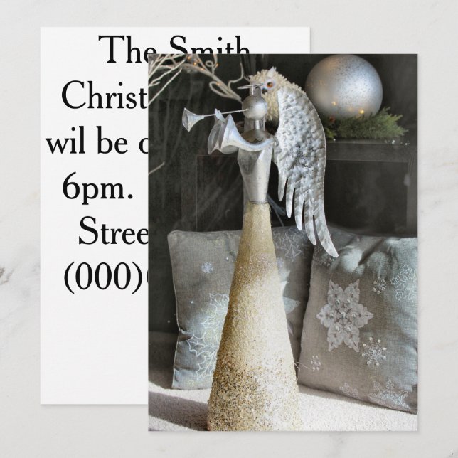 Convite Angel (Frente/Verso)