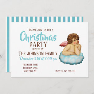 Convite Angel Cloud Cupid