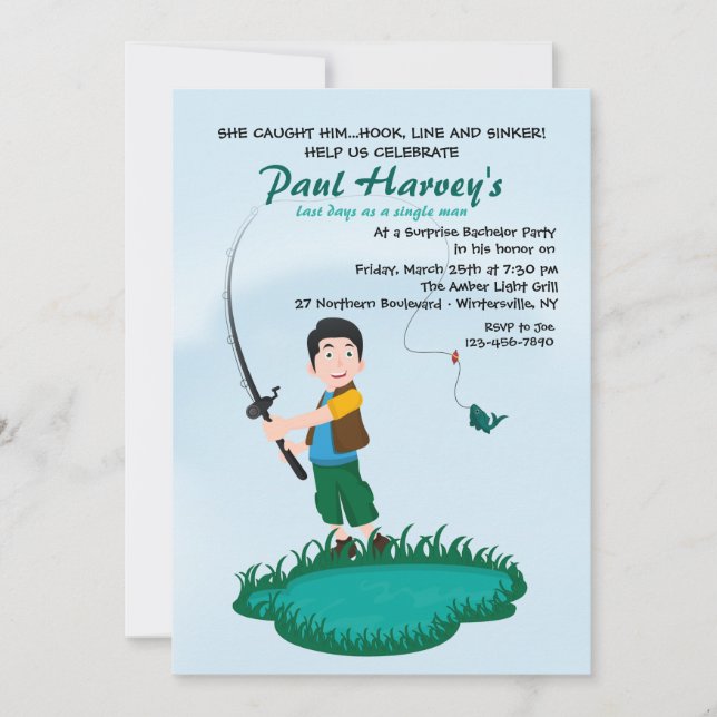 Convite Angler (Frente)