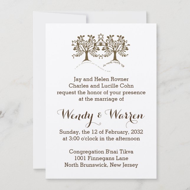 Convite Ani Ledodi Vedodi Li (Frente)