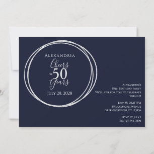 Convite Anima-se a 50 anos festa de aniversário de prata