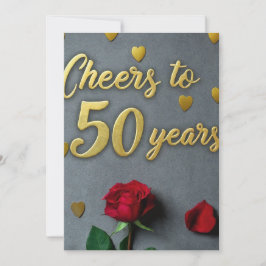 Convite Anima-se a 50 anos incríveis.