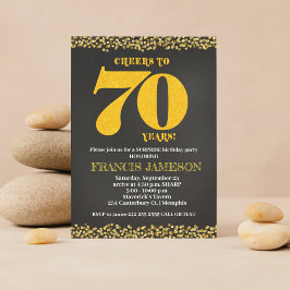 Convite Anima-se aos 70 anos 70 70 aniversário