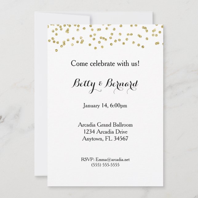 Convite Anima-se com a Festa de 50 Anos (Verso)