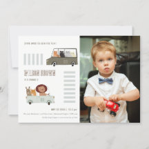 Animais Bons Na Estrada De Carro Aniversário de cr