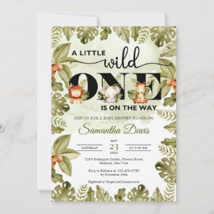 Convite Animais cártaros da selva corcunda dirigindo um ca